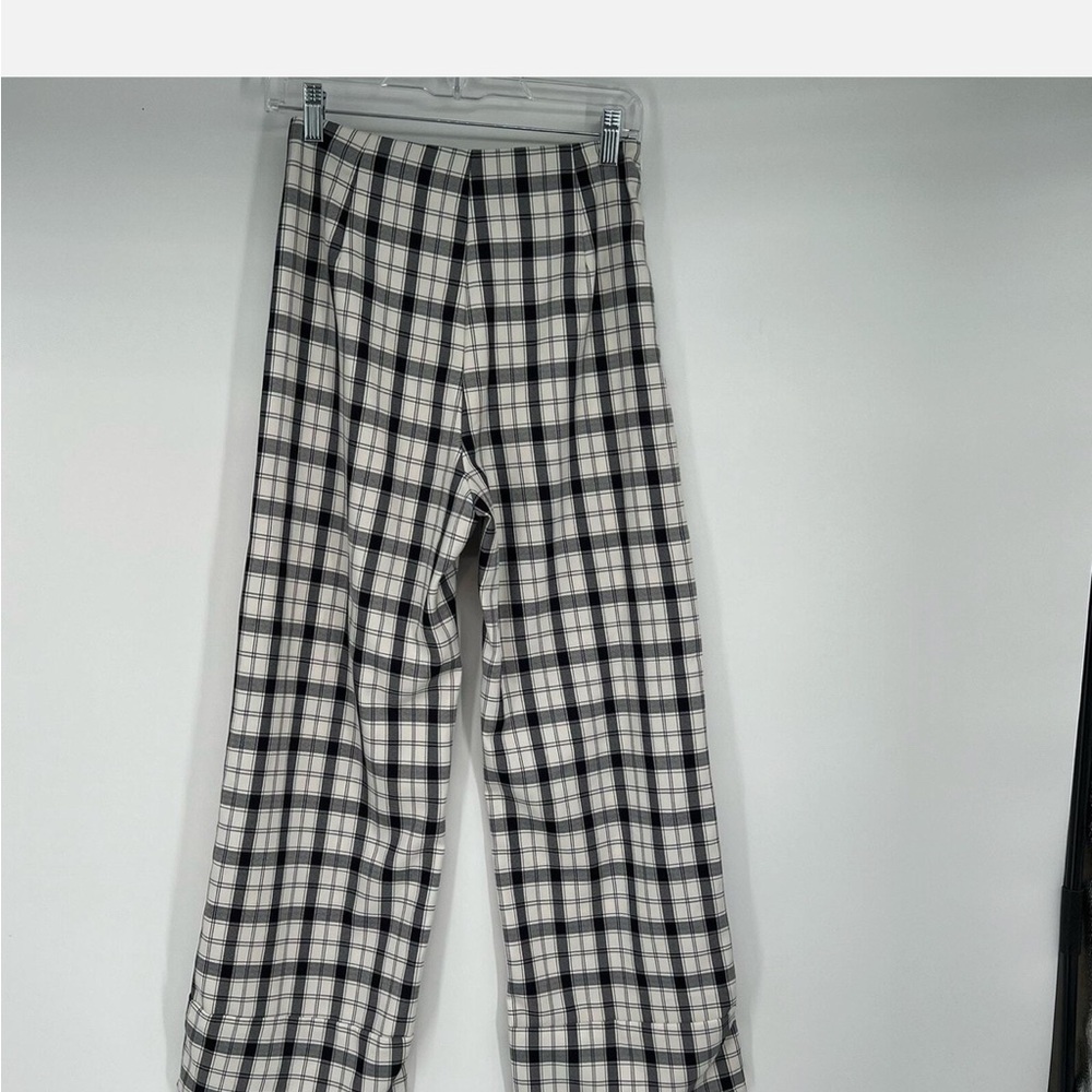 Princess Polly Checkered Pants in Black and White size 6 - Picture 10 of 12